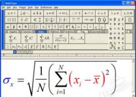 Programme pour écrire des formules mathématiques MathType